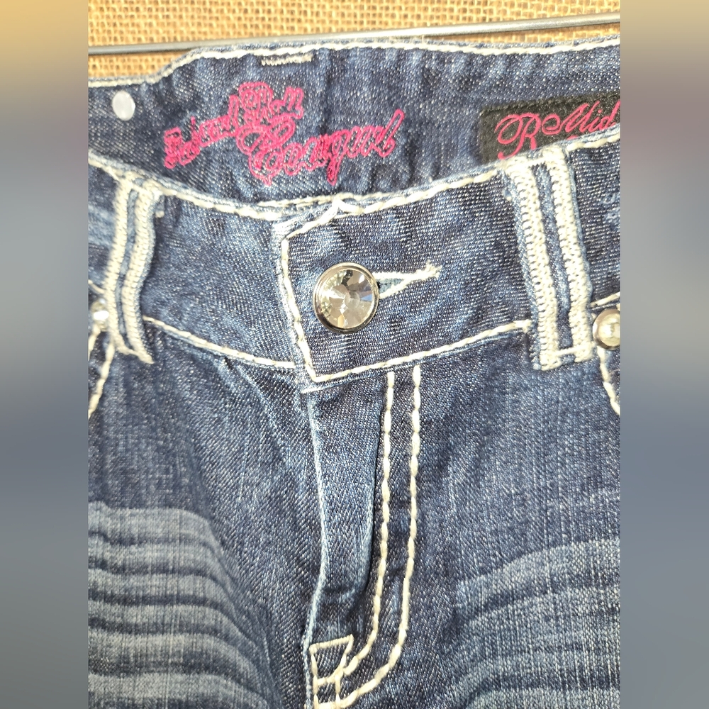 Women's Rock And Roll Cowgirl Bling Jeans 28x28 - Picture 4 of 8